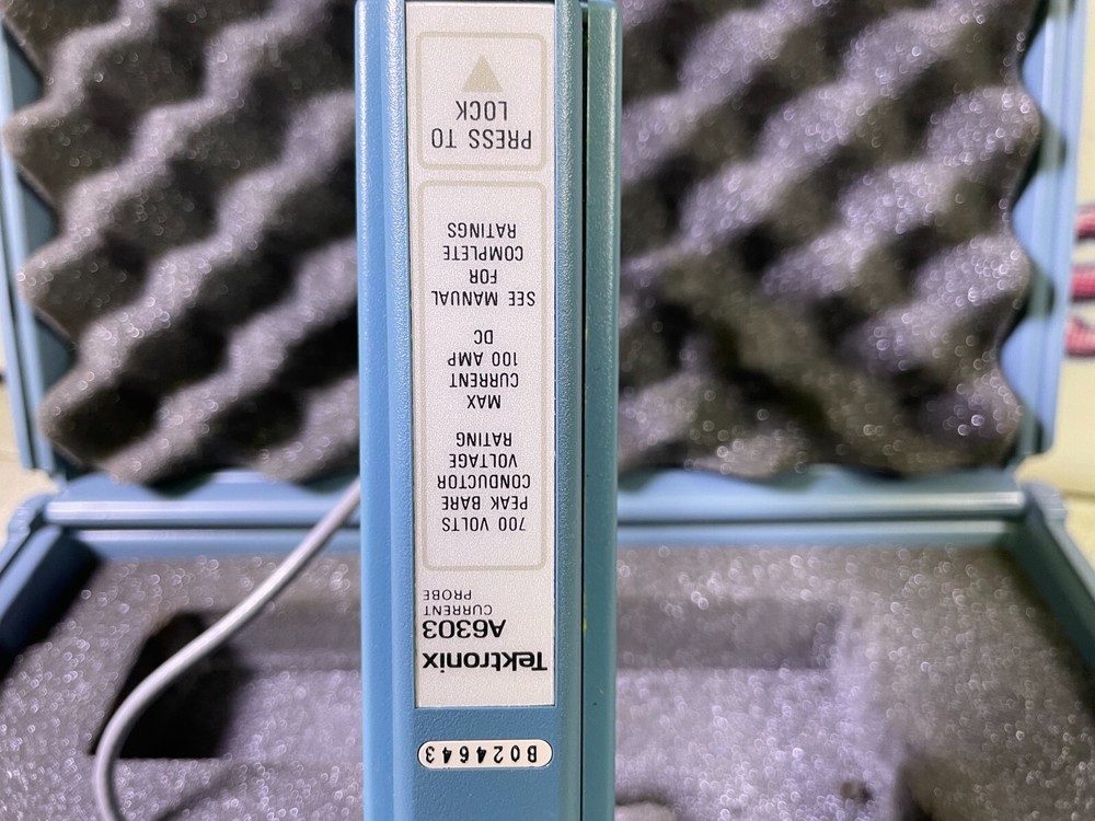 Tektronix A6303 100A Current Probe for AM503 Current Probe Amplifier