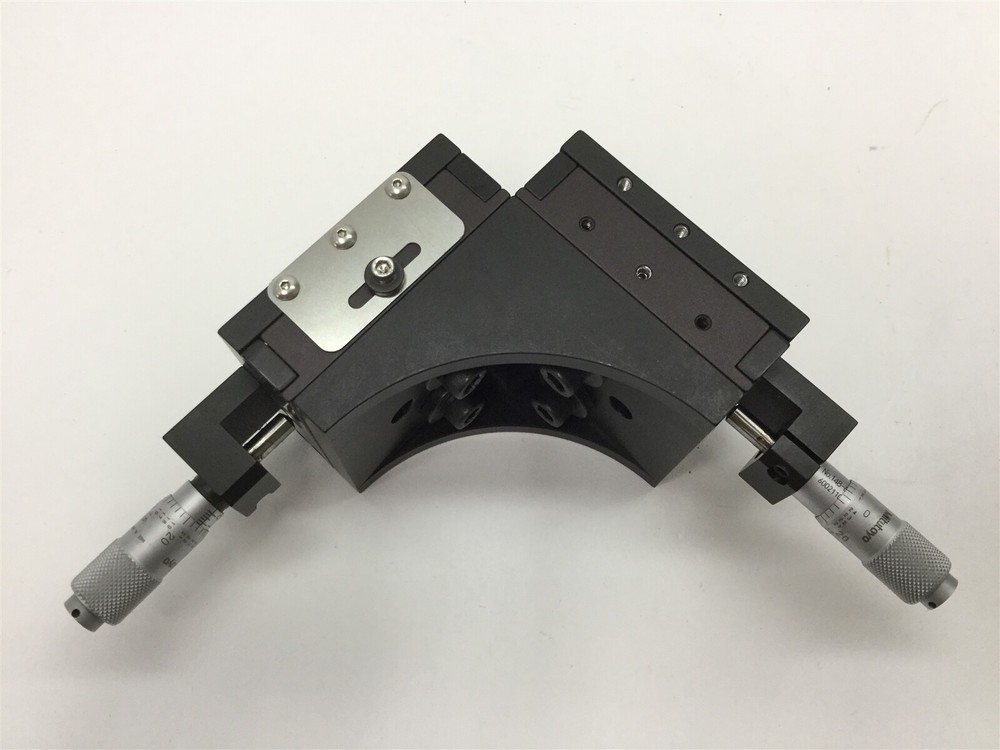 2-Axis Linear Stage, Travel: 0.5" per Axis, Stage Dimensions: 2.41" x 2.41"