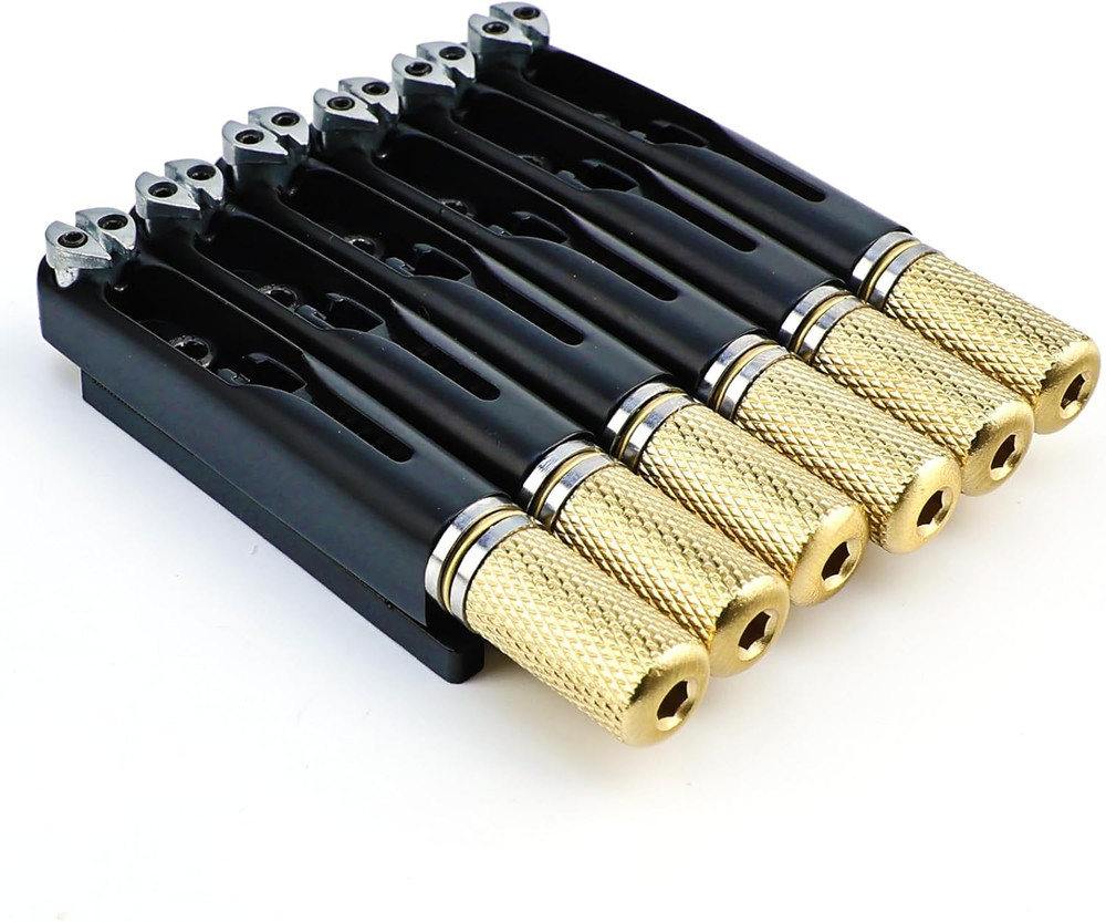 6 String Headless Guitar Bridge Saddles System