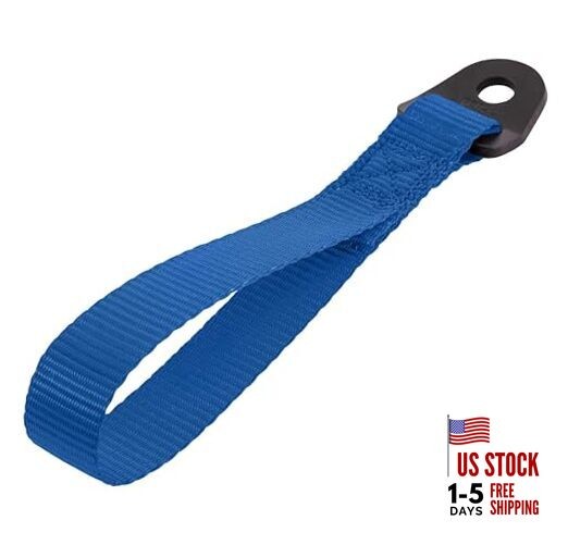 Fabric Door Handle Pull, Boot Trunk Strap, Grab Handle, Fixed Blue