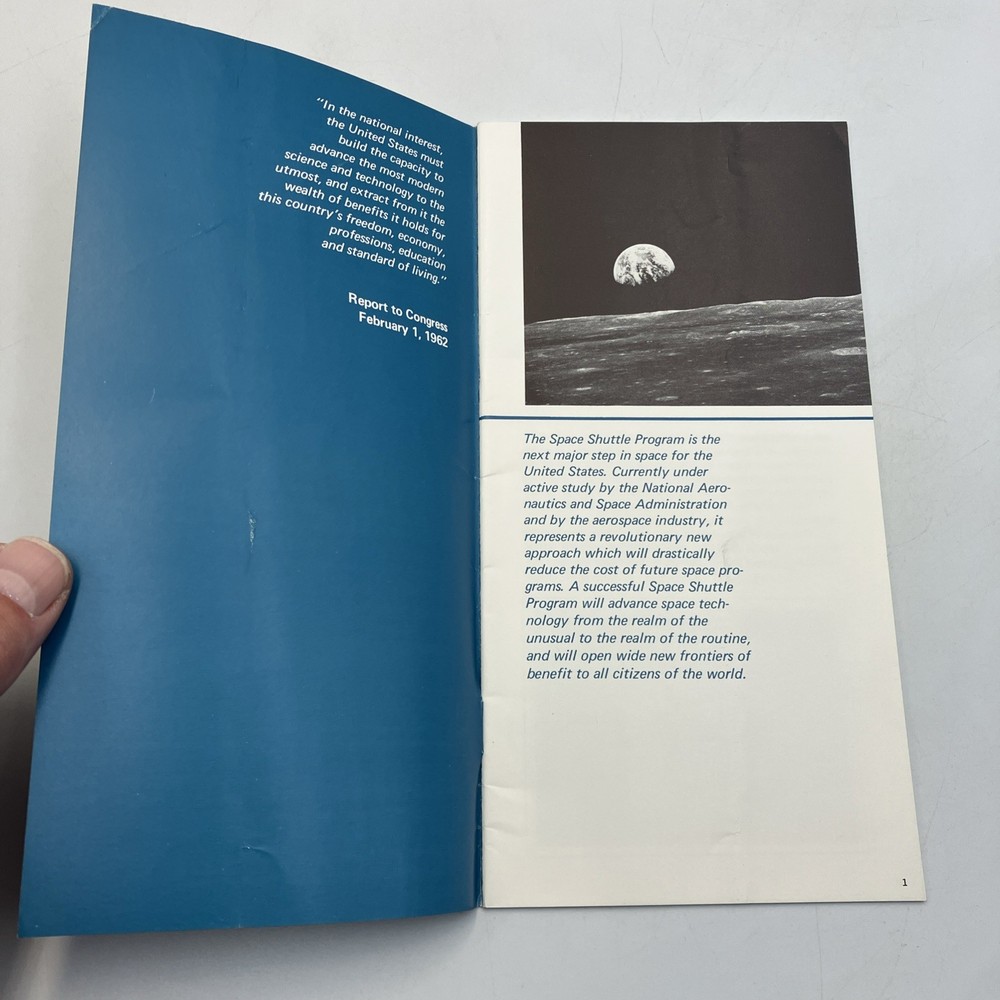 Space Shuttle The Next Logical Step Grumman Aerospace Info Booklet Boeing