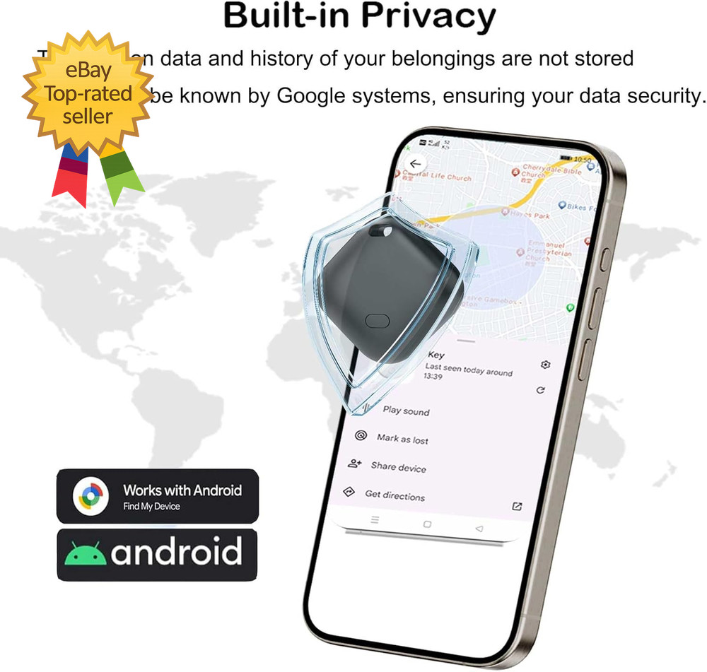 1 Pack Anti Lost Tag Bluetooth Tracker for Android with One Year Battery Life