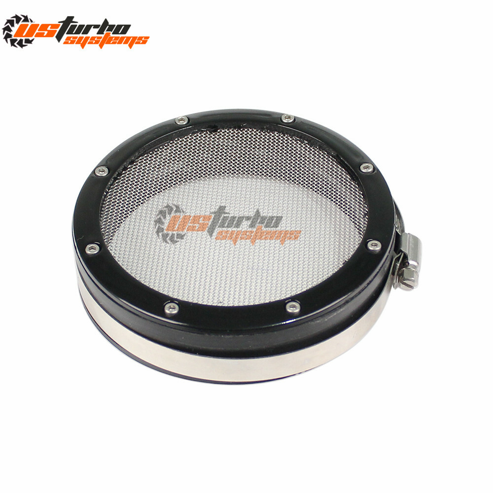 4''ID Turbo Charger Compressor Housing  Inlet Protector Filter Black