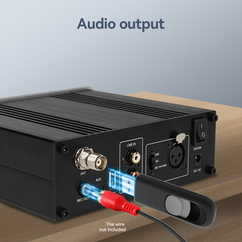 TT119 Desktop Transmitter Long Range Simultaneous Interpretation Equipment