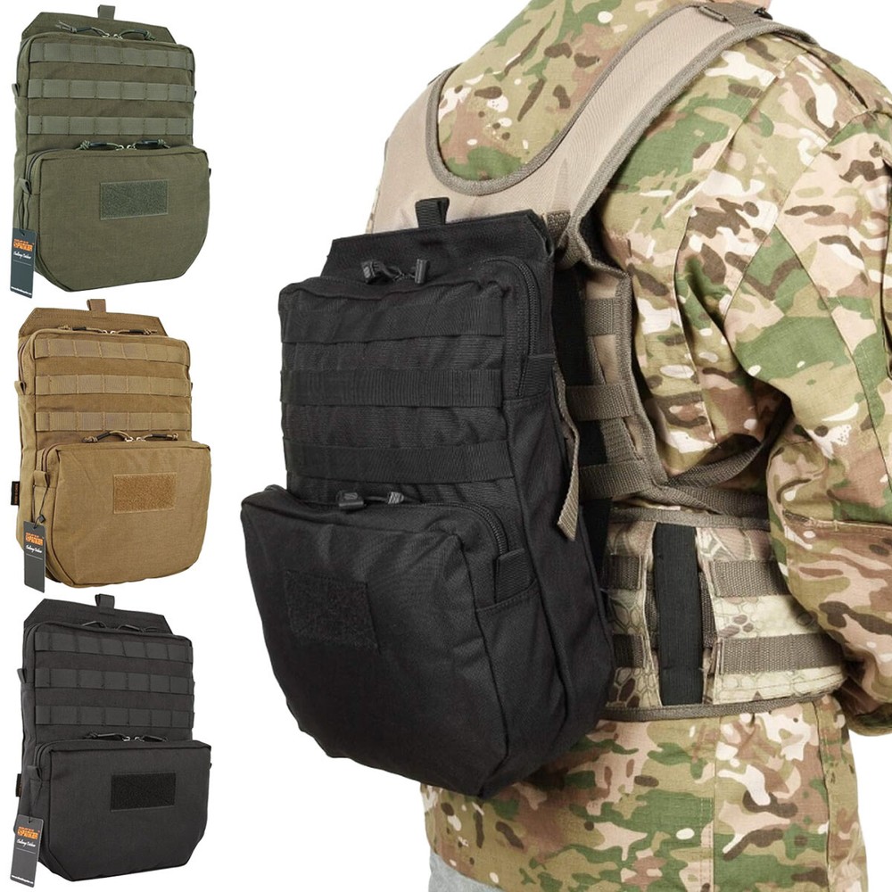 Tactical Molle Hydration Pack Mobility Water Bladder Backpack for Hiking Biking