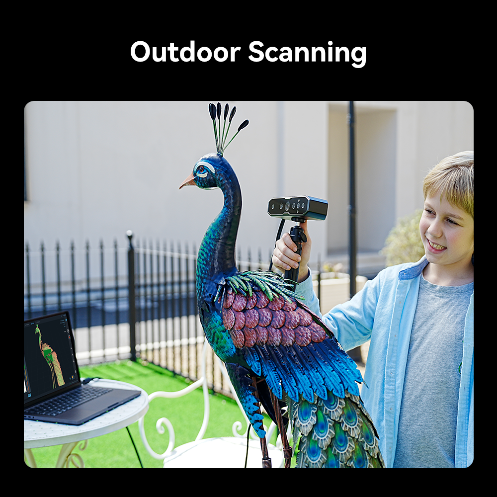 Used Creality Otter 3D Scanner 0.02mm Accuracy Handheld Capture SMALL&BIG Object