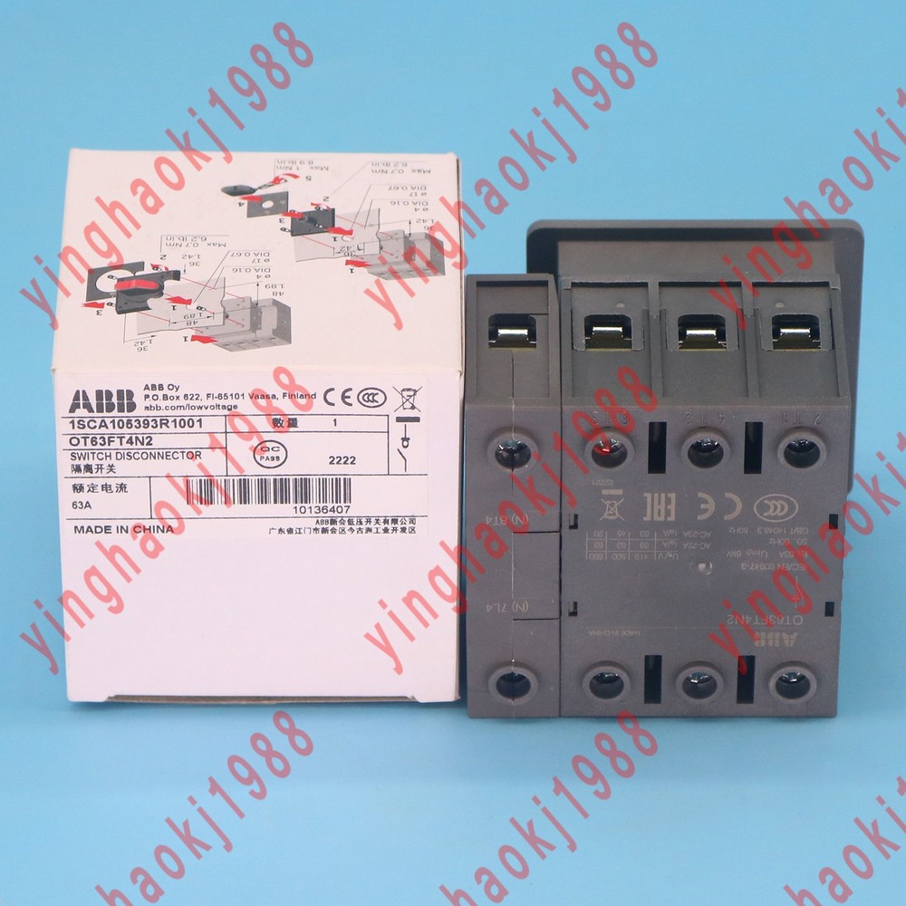 one NEW ABB OT63FT4N2 Disconnect Switch Free shipping