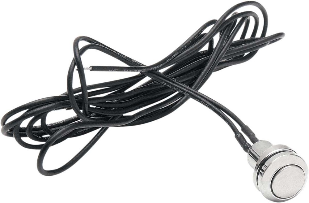 Drag Specialties Mini Push-Button Switch - Chrome - 370314