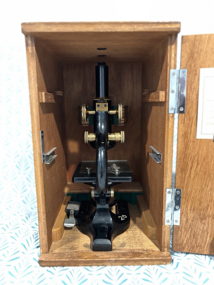 Early 1900’s Spencer Buffalo USA Microscope Model EHS, Primitive