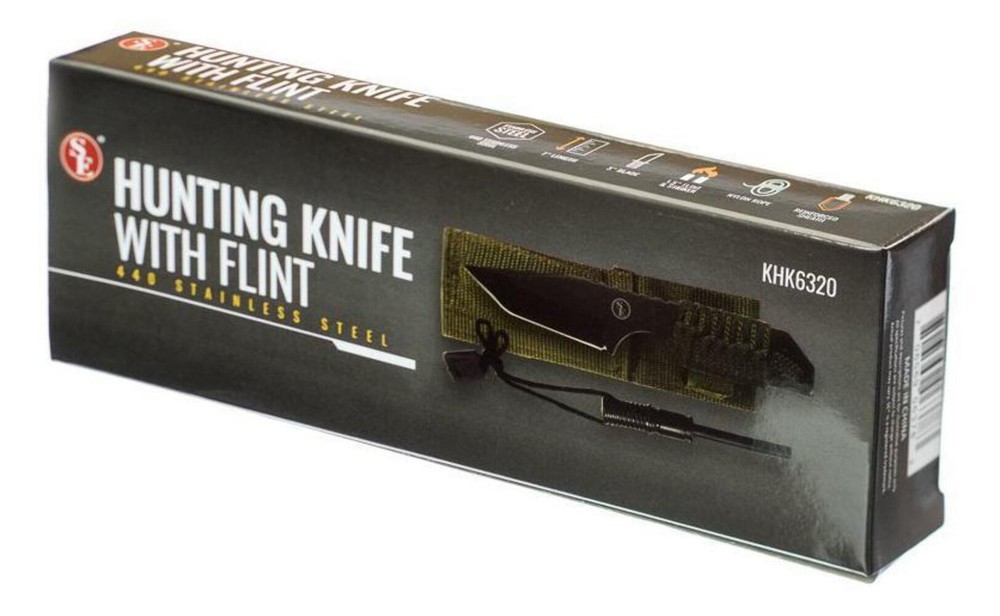 Survival Knife with Fire Starter