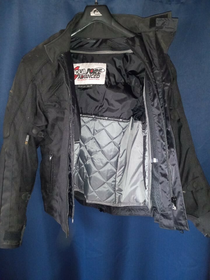 Frank Thomas ladies medium motorcycle jacket great condition 
