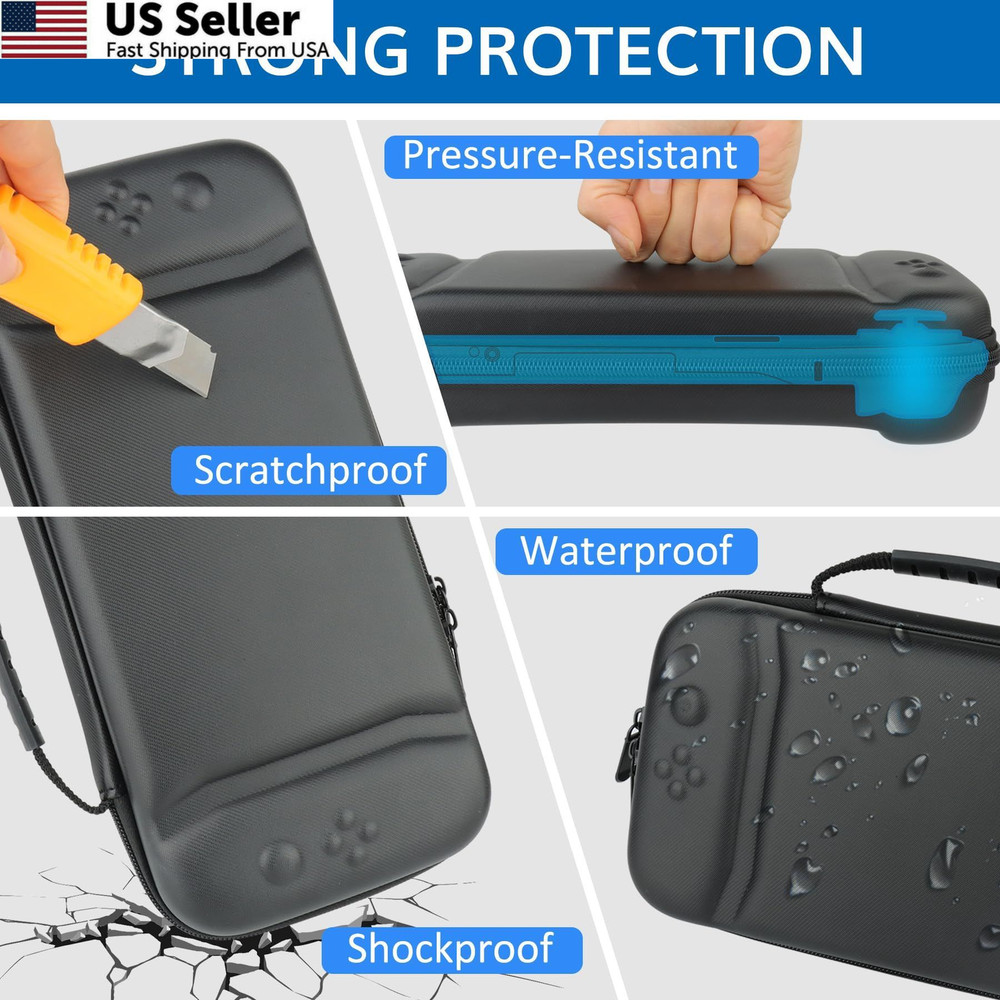 Switch 2 Accessories Bundle for Nintendo 2, 2 Kit-Orange Blue