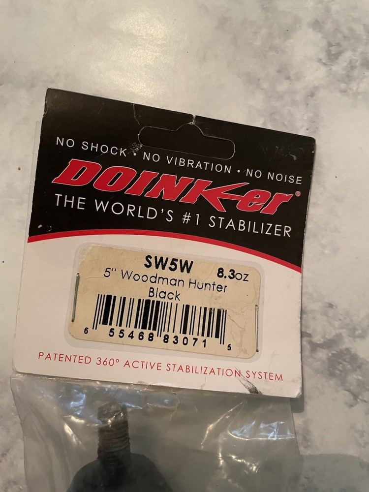 Doinker 5” Woodman Hunter Black Bow Stabilizer New