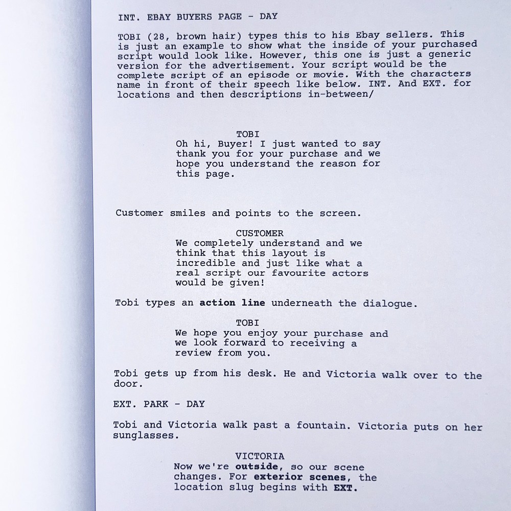 Succession /Episode 1 / Transcript / Script / Screenplay / Autographed