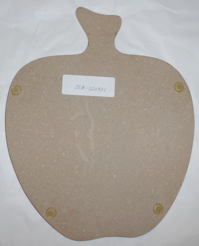 Corian Solid Surface Cutting Board Cheese Tray, Apple Shape, Variety, NEW