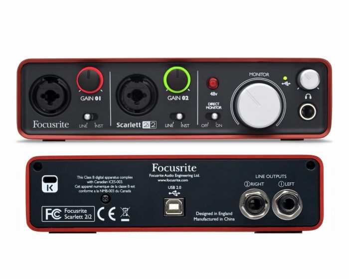 Focusrite Scarlett 2i2 USB 2.0 Audio Interface Gen 3 ,New //ARMENS//.