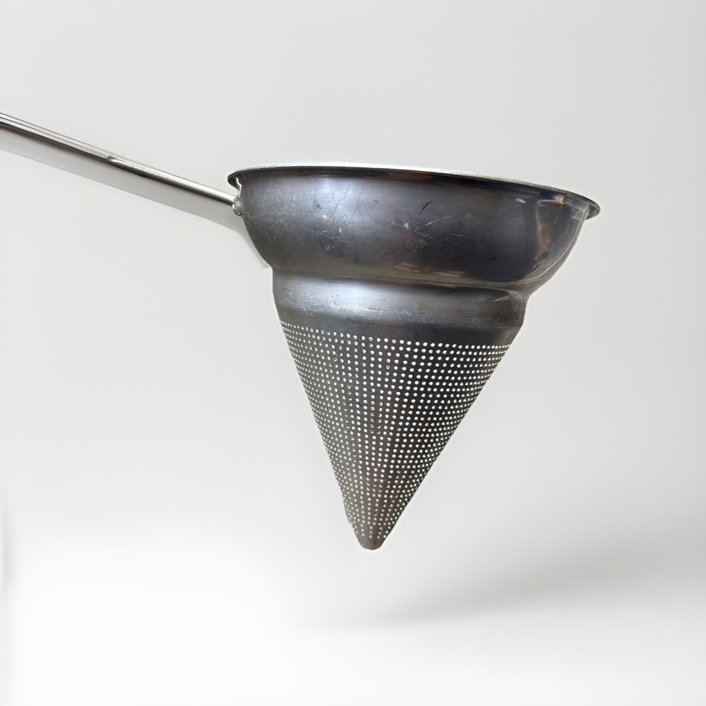 Cone Shaped Colander w/ Handle--VINTAGE