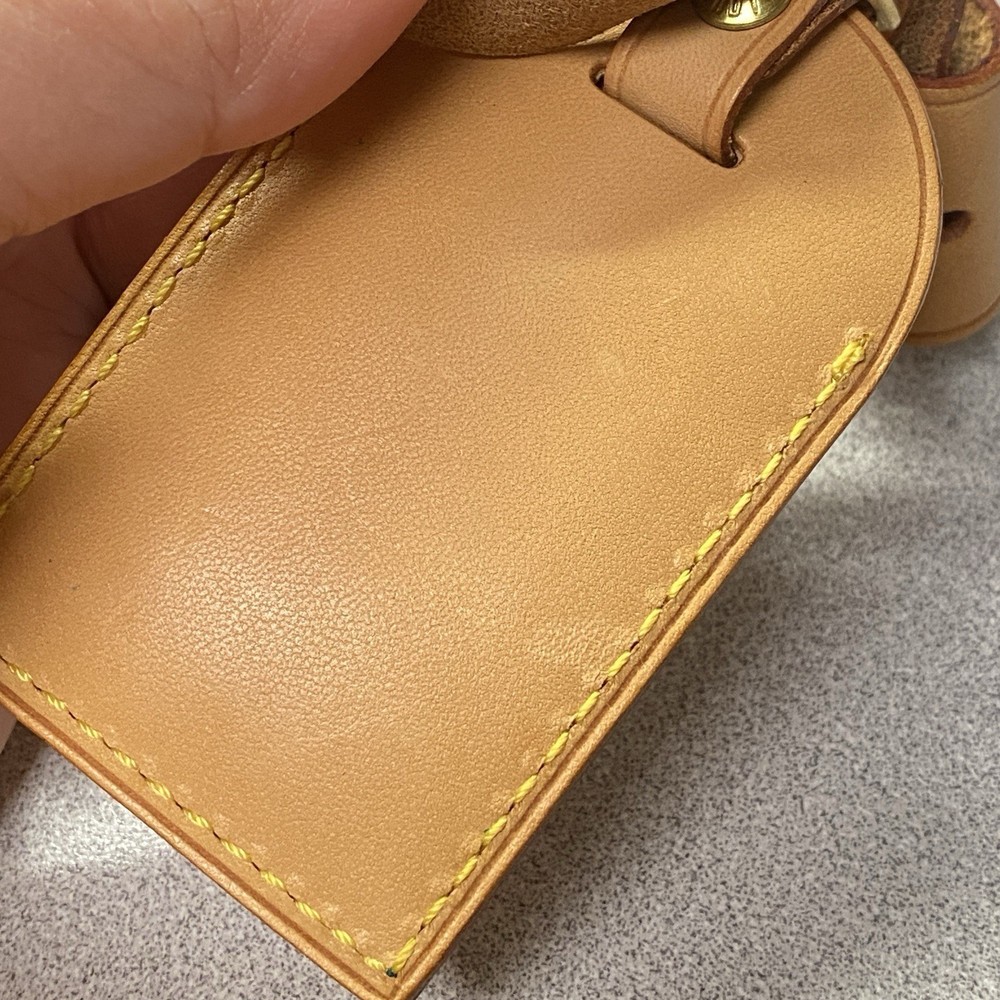 Authentic Louis Vuitton Luggage Tag Excellent Condition
