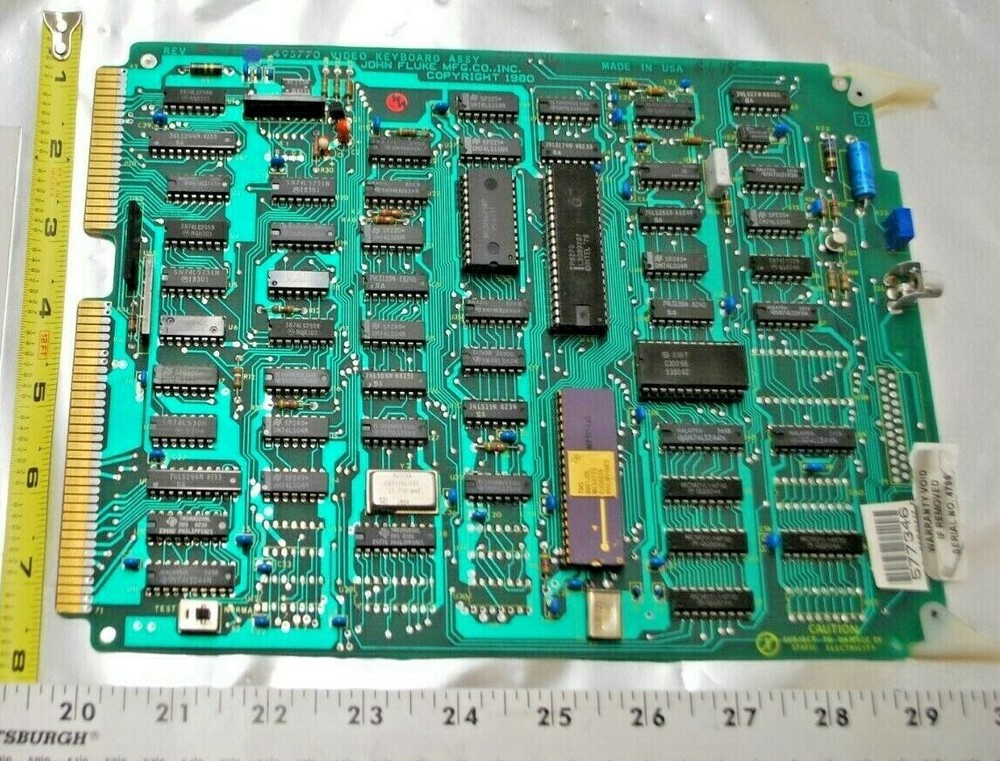 495770  / PCB, VIDEO KEYBOARD 577346 / FLUKE