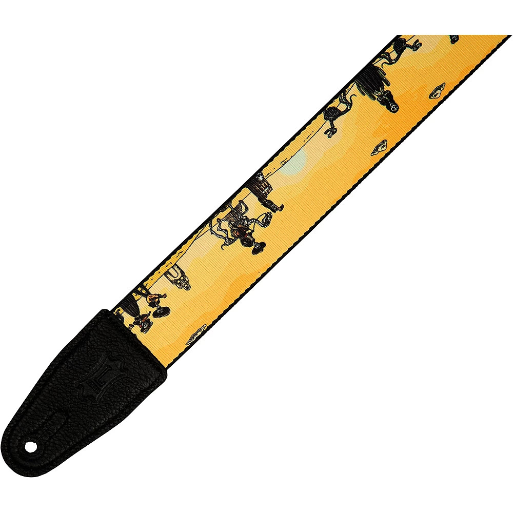 Levy's 2" Polyester Calaca Guitar Strap Mariachi