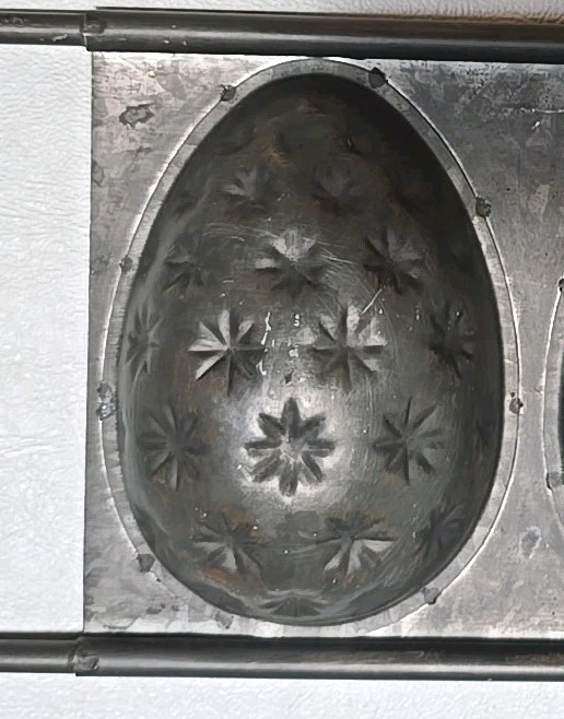 Triple Easter Egg Chocolate Candy Mold, Ready To Use Or Hang For Kitchen Decor