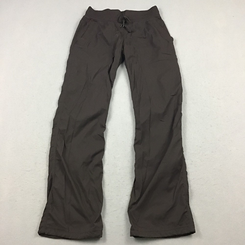 Lululemon Pants Women 4 Brown Solid Dance Studio Mid Rise Drawstring Pockets