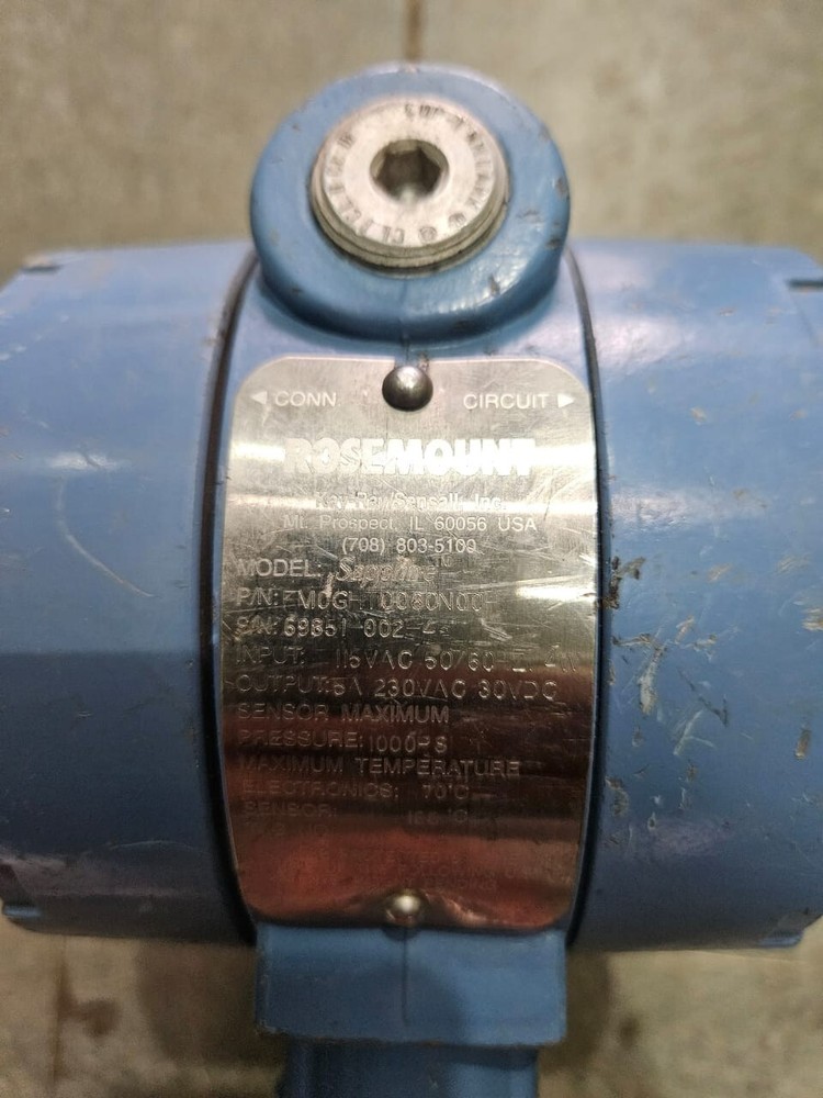Rosemount Model SAPPHIRE FM0GHT0060N00H Level Sensor