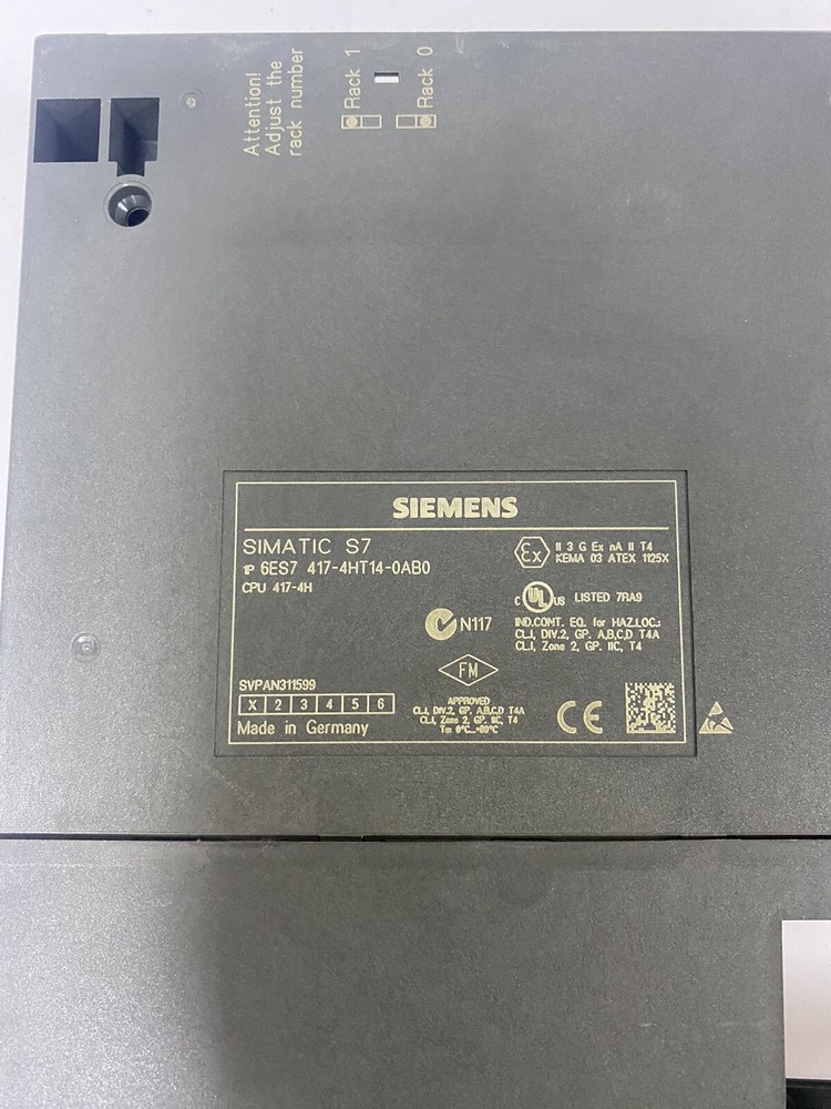 Siemens S7-400 6ES7417-4HT14-0AB0 + 2x 6ES7960-1AA04-0XA0