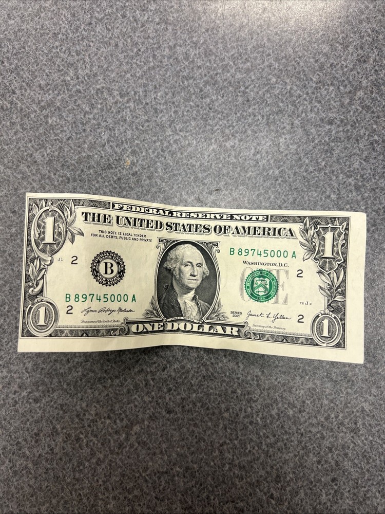 one dollar bill error print