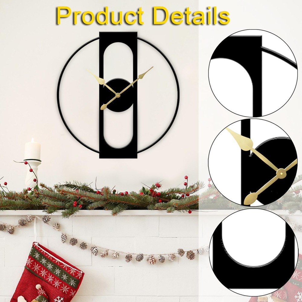 Modern Wall Clock Minimalist Wall Hanging Clock