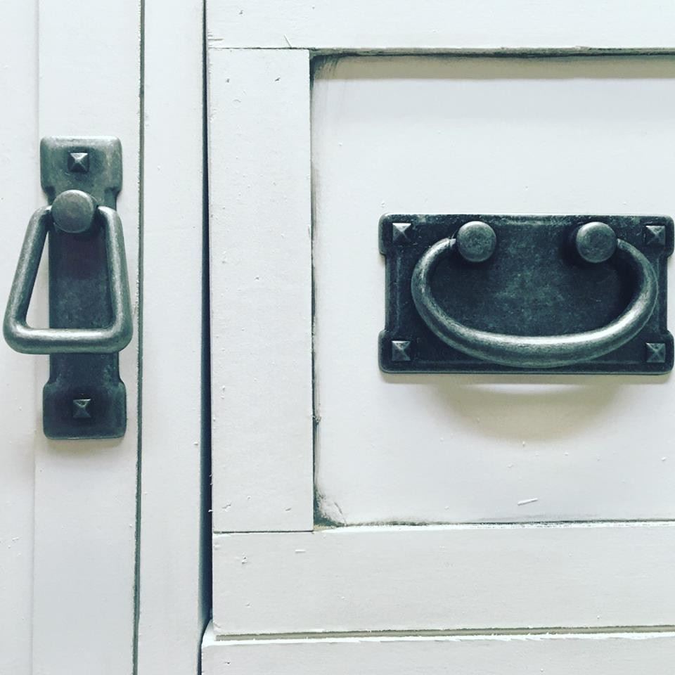 3" Mission Pull Dark Antique Pewter