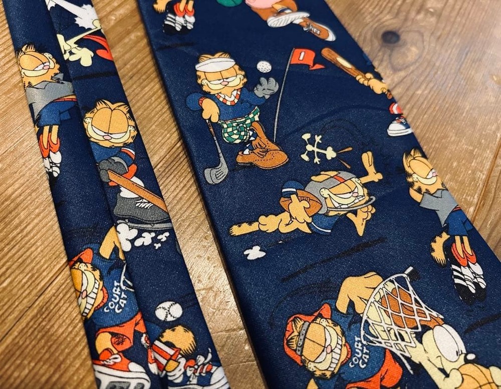 Tie 90s Ralph Marlin Garfield Good