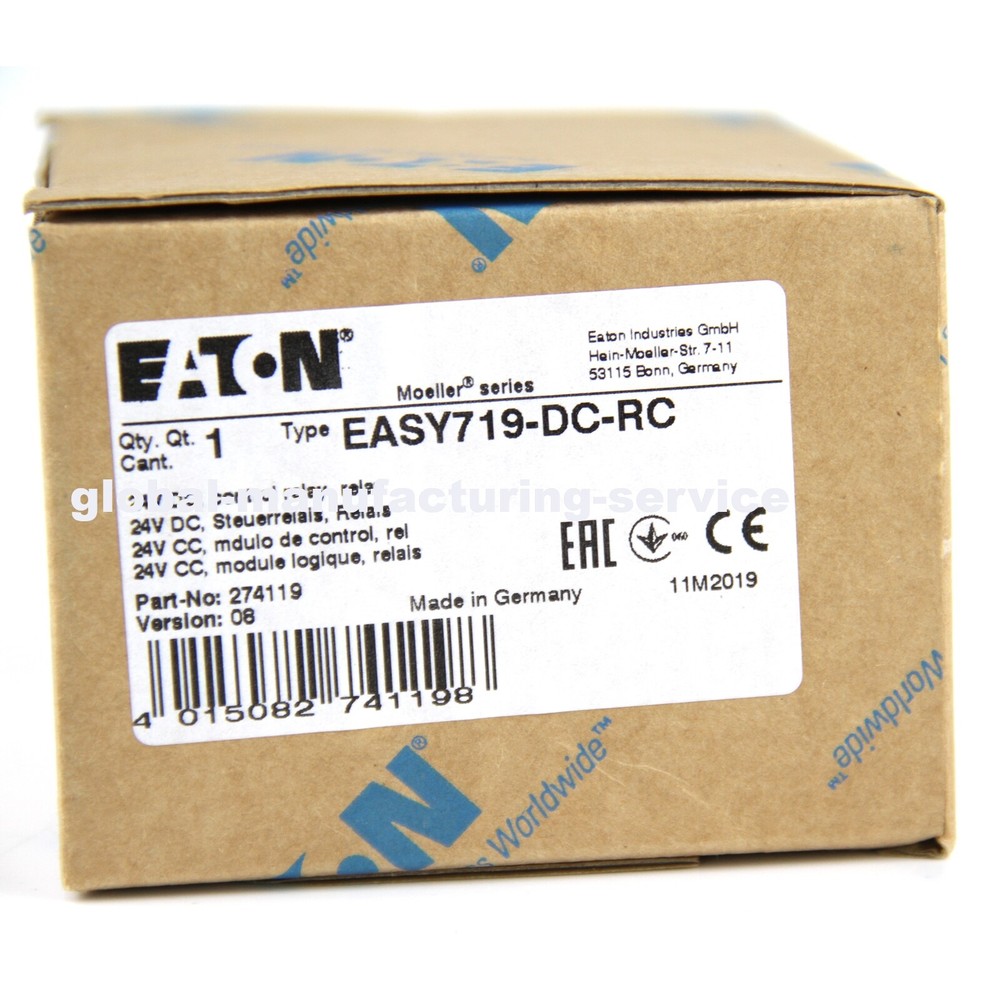 New In Box EATON EASY719-DC-RC Programmable Relay