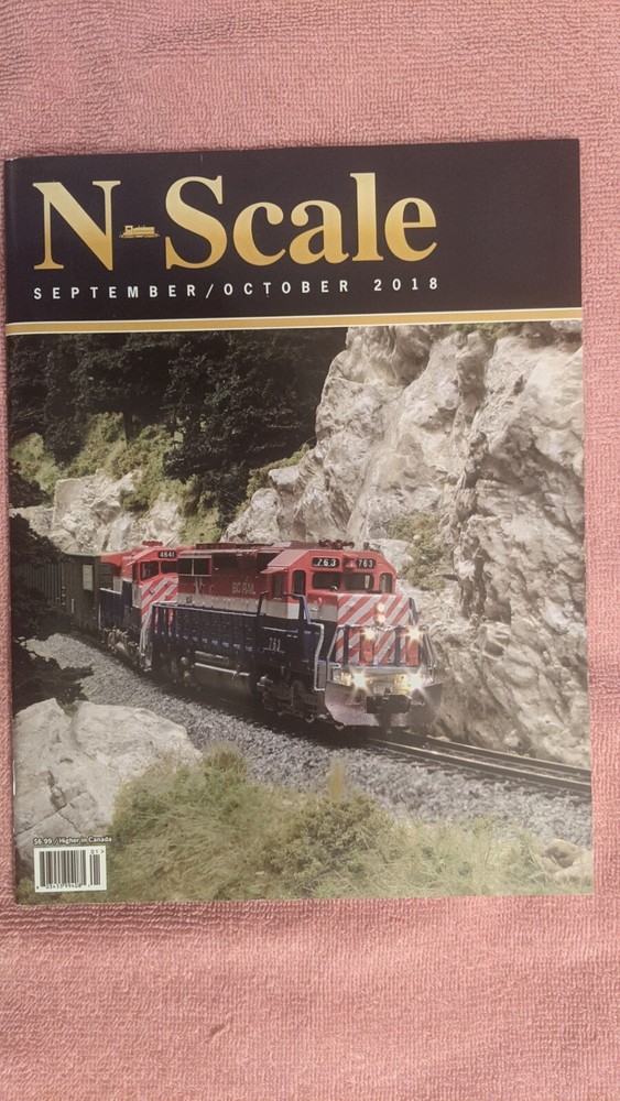 N-SCALE MAGAZINE, September/October 2018, Railroads, DCC Workshop, Containers