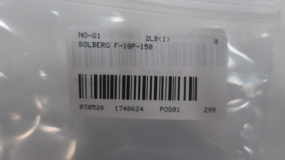 Solberg F-18P-150 Filter Silencer Assembly