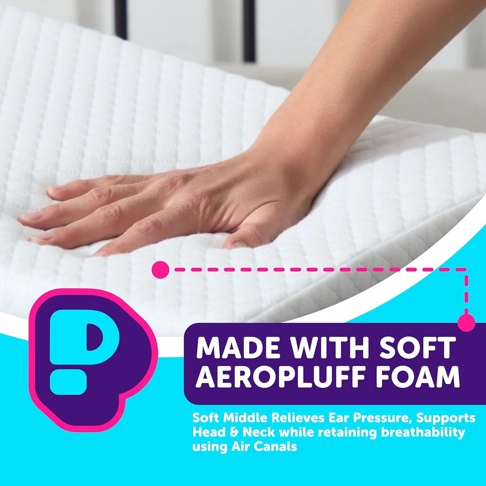 Side Cube - 5" Cube Pillows for Side Sleepers, Cooling Memory Foam Pillows for N