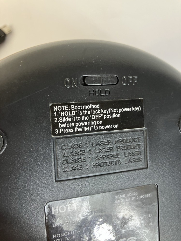 HOTT CD903 Portable CD Player - Tested