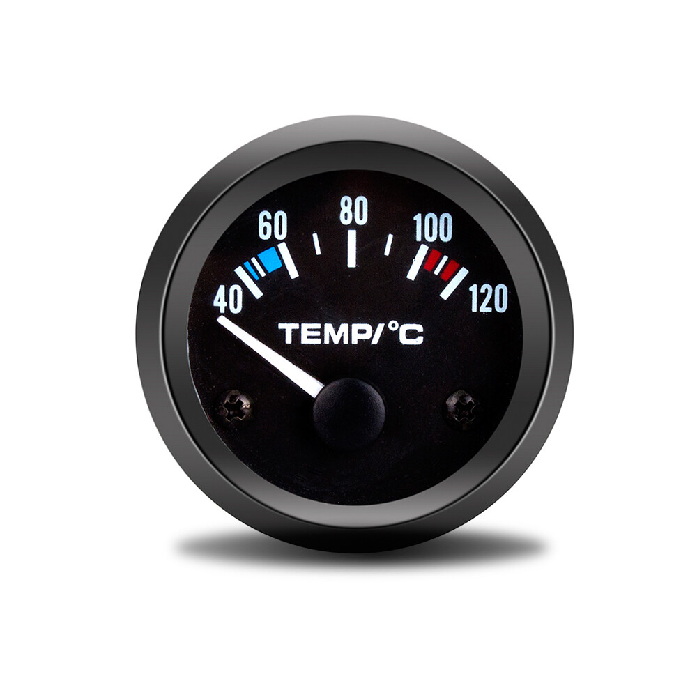 2'' 52mm Pointer White Digital LED Electronic Water Temp Temperature Gauge 12V