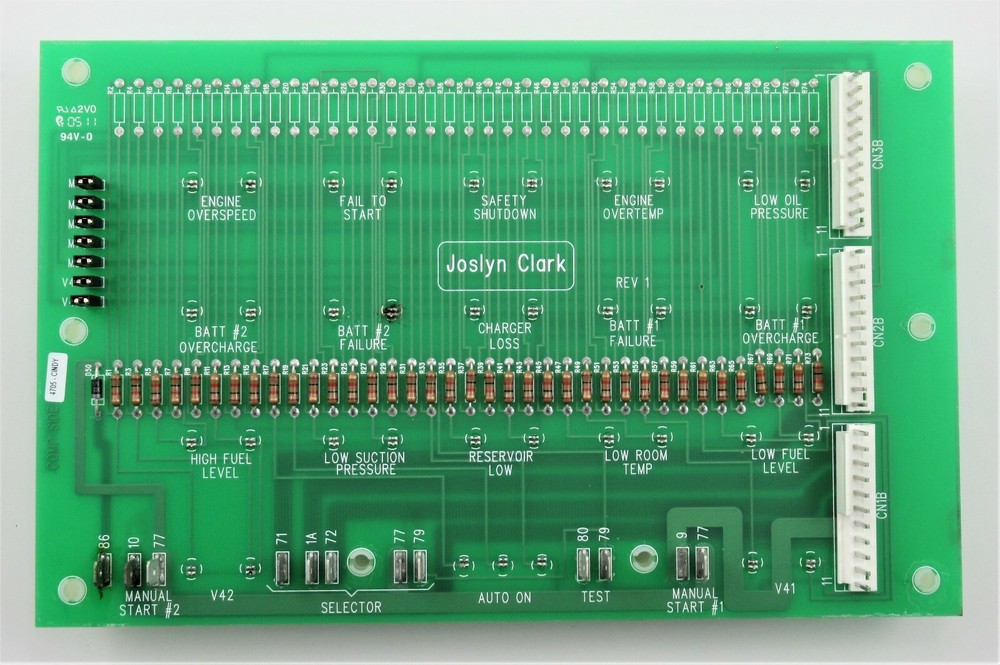 JOSLYN CLARK PUMP CONTROL DISPLAY BOARD LED - CIRCUIT 94V-0