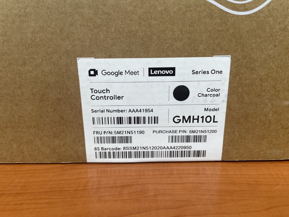 Lenovo Google Meet Touch Controller Charcoal GMH10L