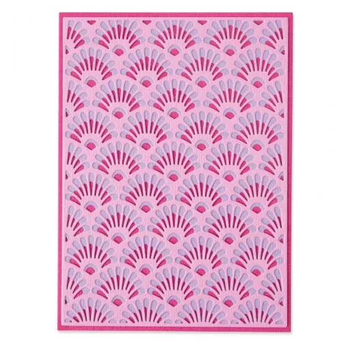 Sizzix Thinlits Layered Geo Shells Cutting Dies Paper Crafts Card Making 665313