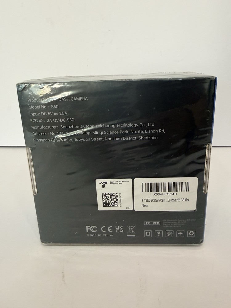 2025 E-Yeeger S60 2.5K Dual Dash Camera 2 inch IPS Screen, 256 Card G-sensor