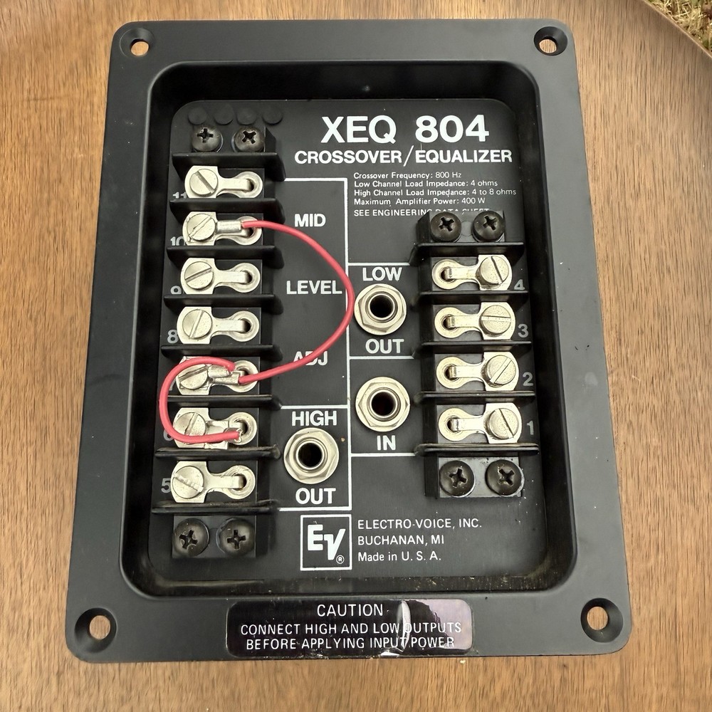 EV XEQ-804 Crossover Equalizer Preowned Working