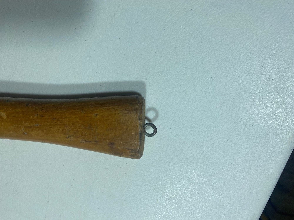 UNBRANDED - DOUBLE BIT AXE WTH ORIGINAL HANDLE "Marked 3 1/2 "