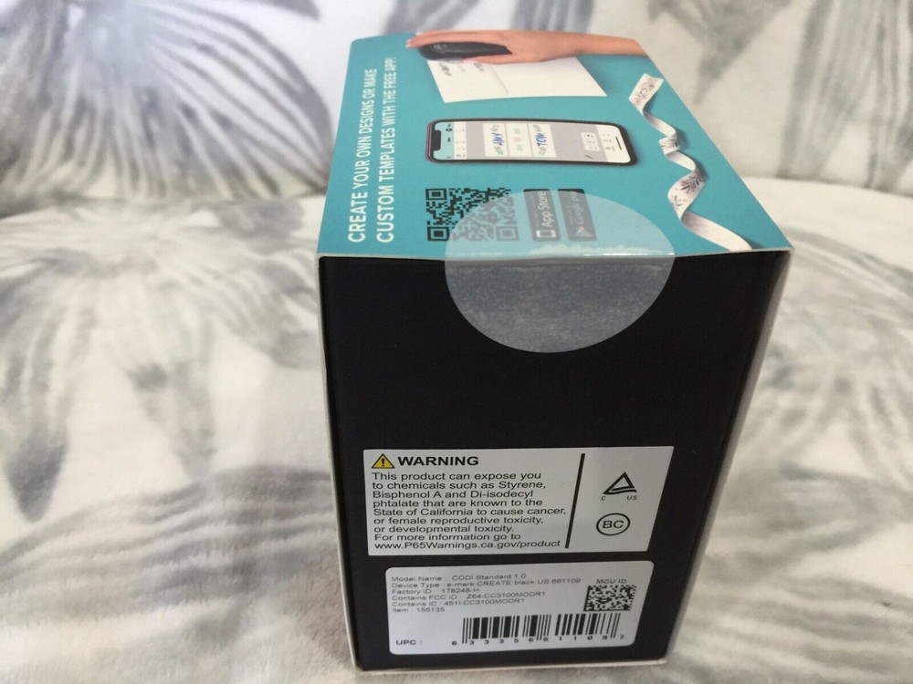 We R Memory Keepers COLOP E-mark Create Wireless Portable Handheld Printer New