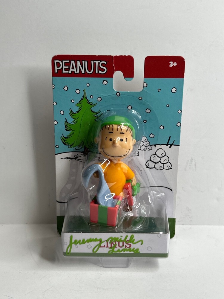 Jeremy Miller Signed Peanuts Figure 'Linus' BAS B56214