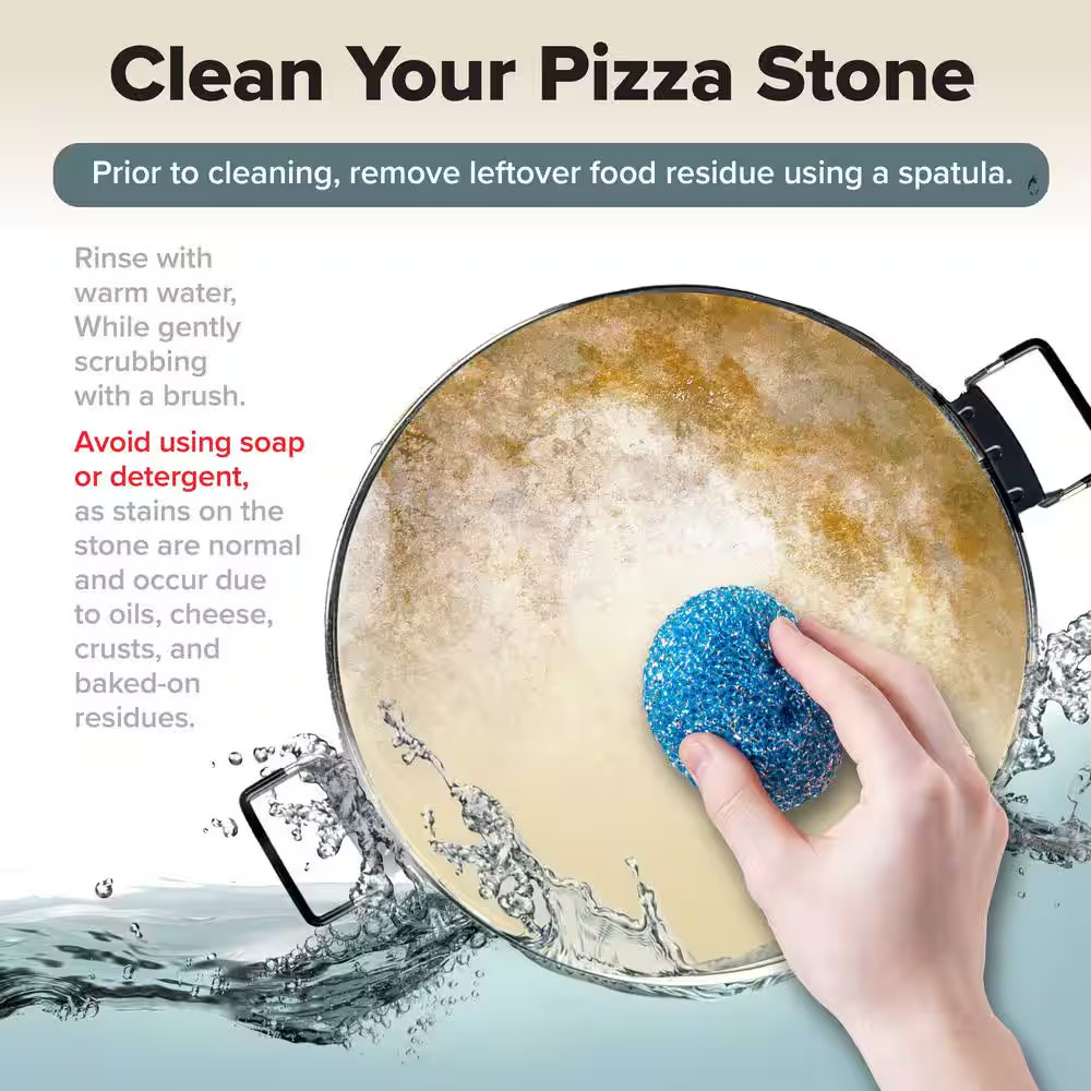 Pie Zano 12 In. Ceramic Replacement Pizza Stone