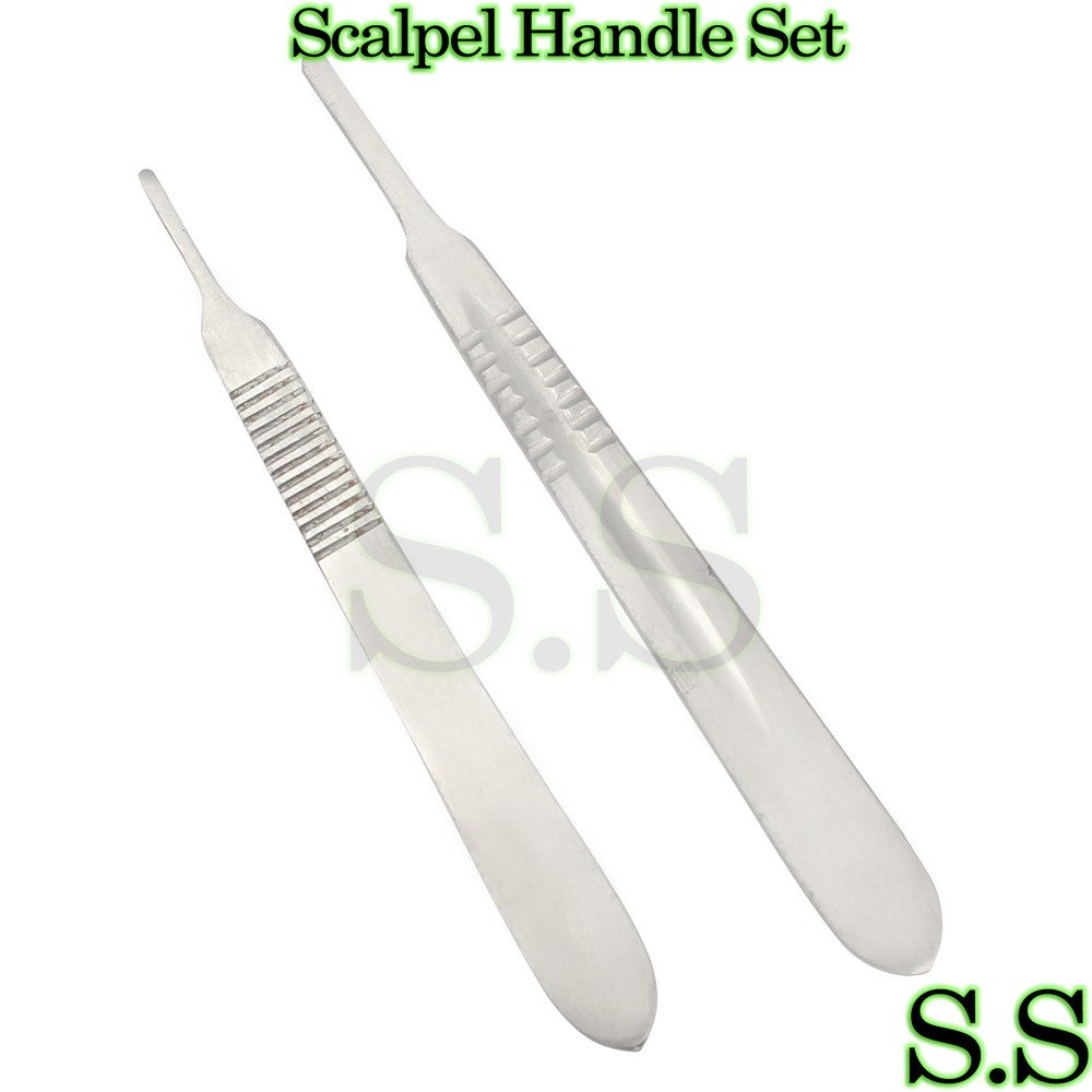 SCALPEL HANDLE SET INLCUDING # 3 & 4