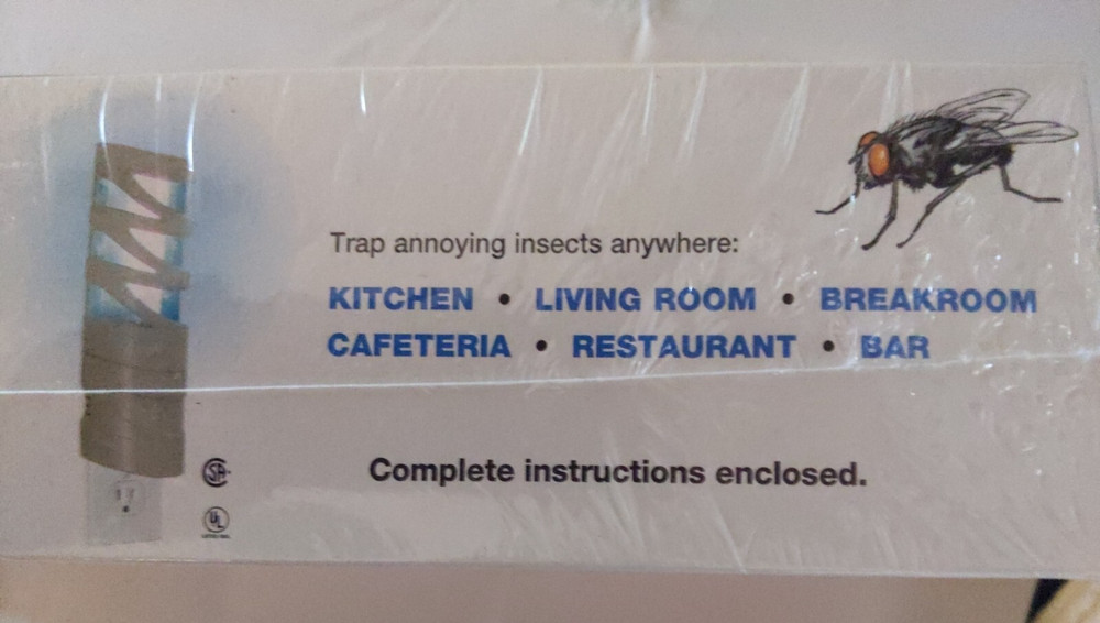 1 FlyWeb Fly Light Trap Fly Web Control Insects Flies Beetles Moths Fruit Flies