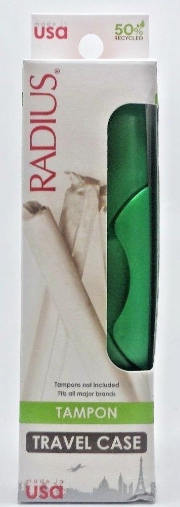 Radius Tampon Travel Case, Assorted colors.